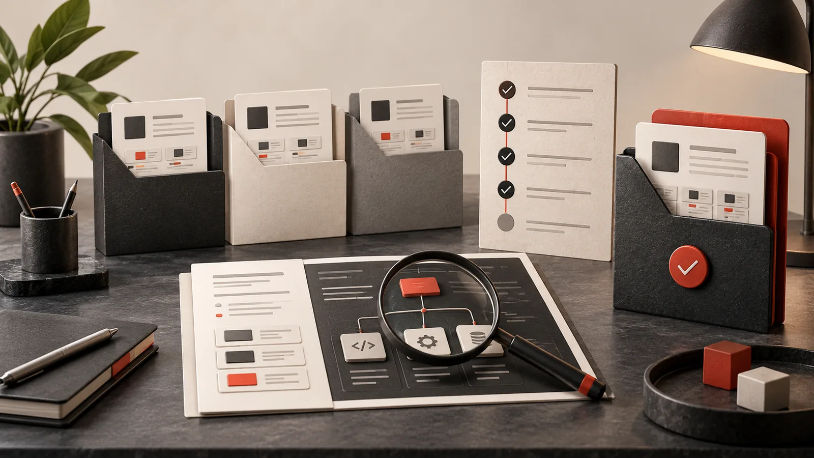 A developer evaluation workbench with proposals, architecture review and delivery milestones