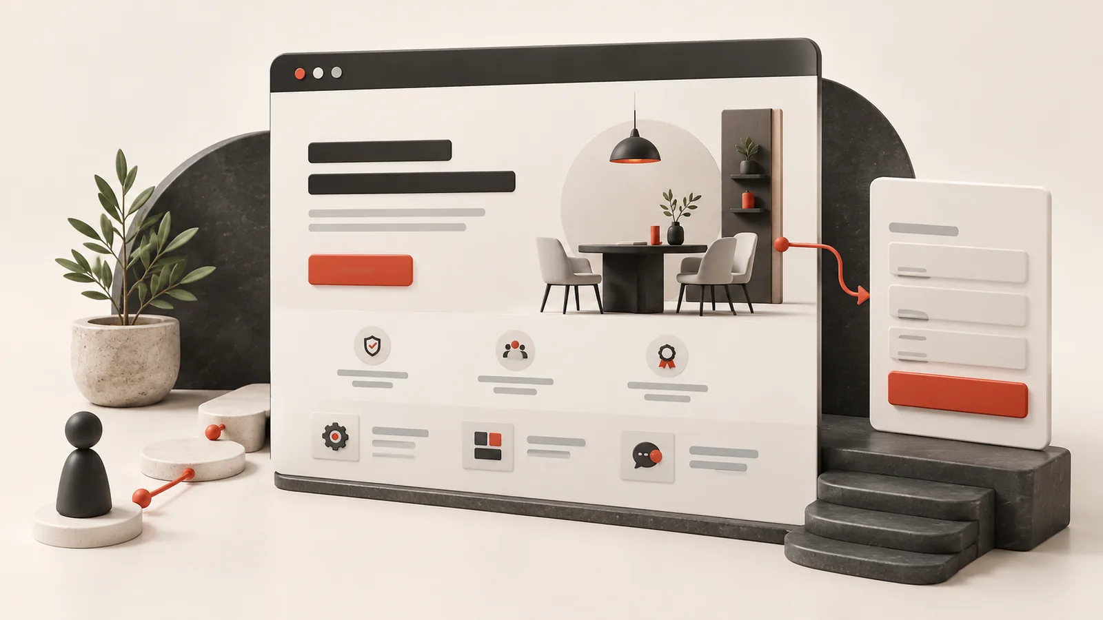 A focused service landing page with clear trust evidence and a short enquiry path