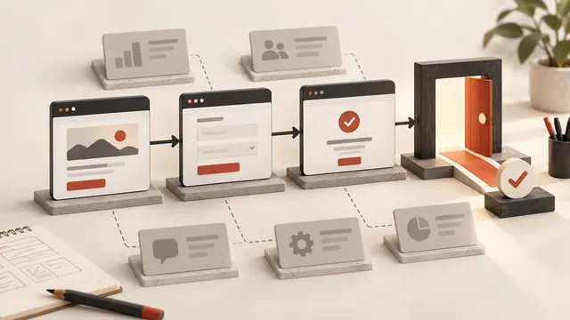 One usable application flow separated from deferred feature ideas on a planning workbench