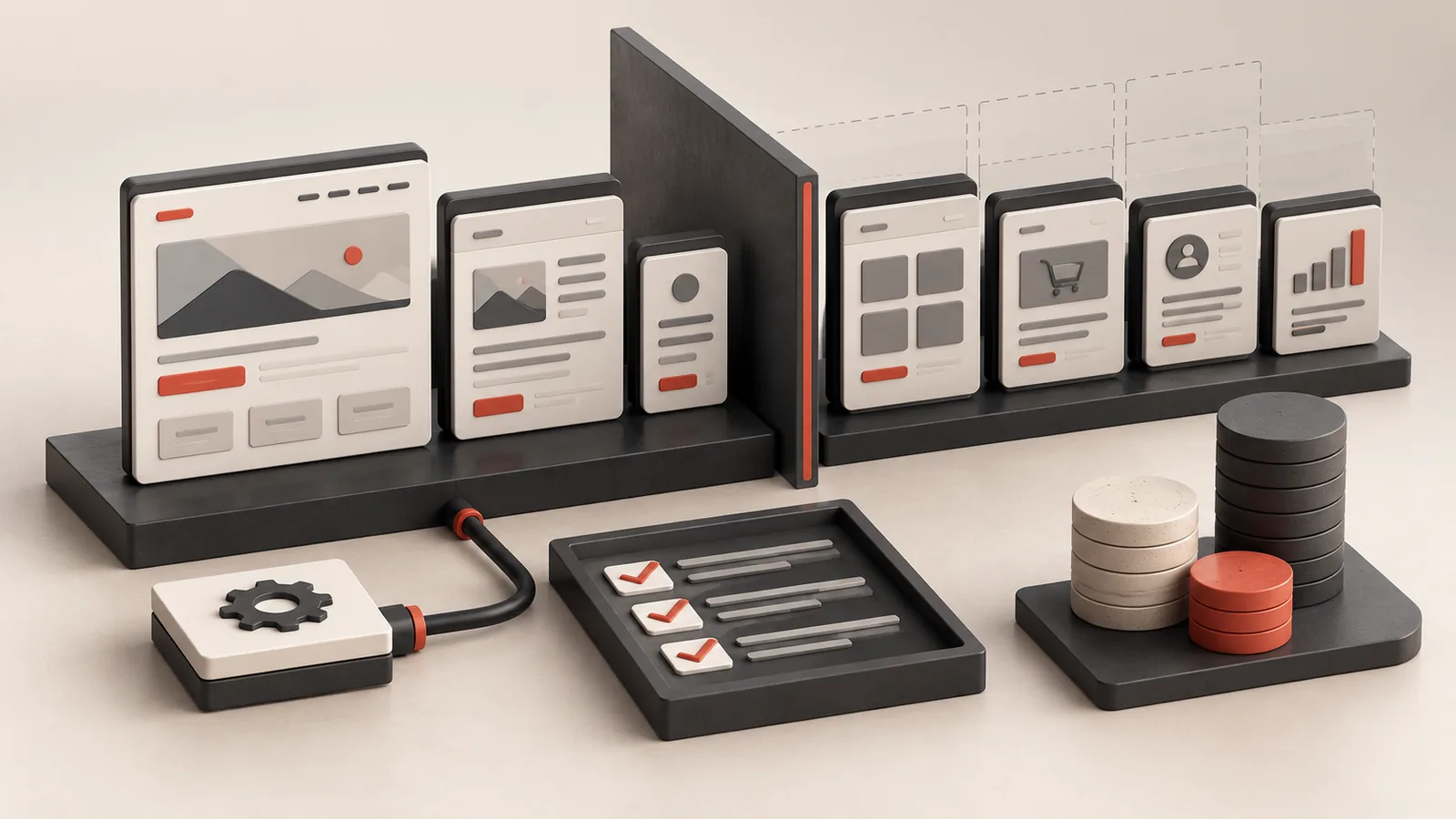 Website scope modules, integrations and testing arranged for project budgeting