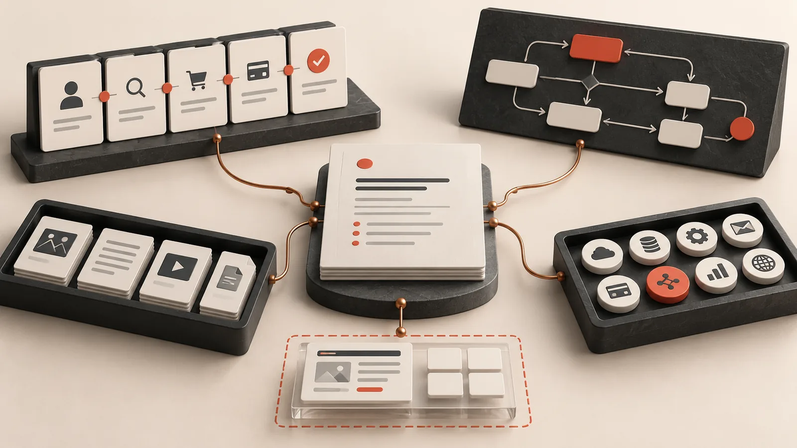 Project discovery materials covering users, workflows, content, integrations and release scope