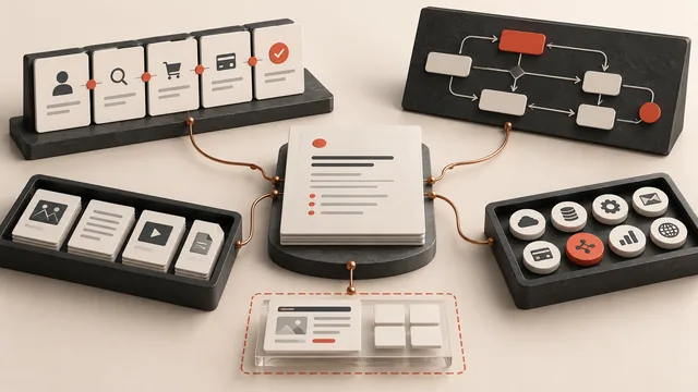 Project discovery materials covering users, workflows, content, integrations and release scope